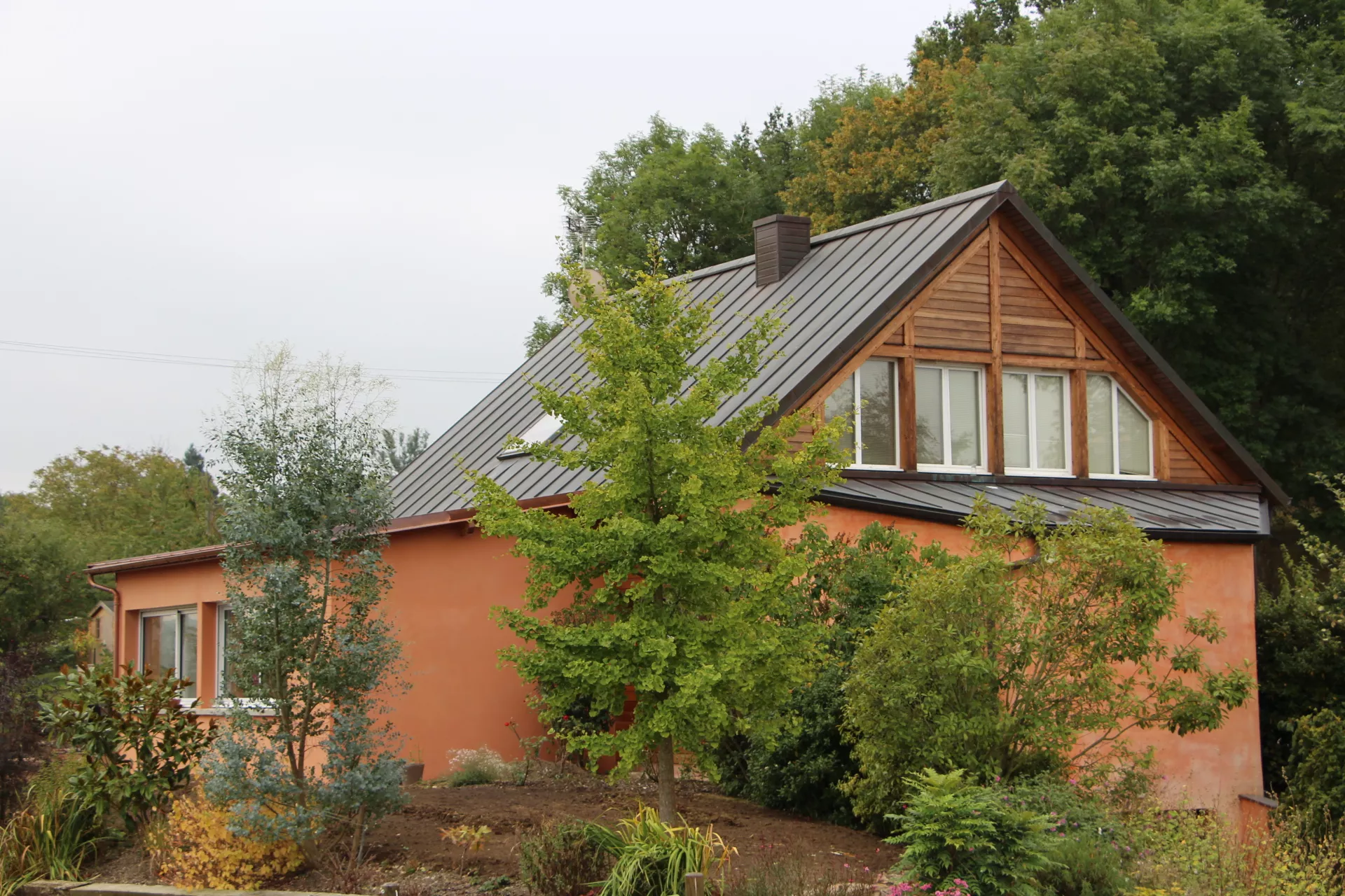 Maison après construction extension moderne